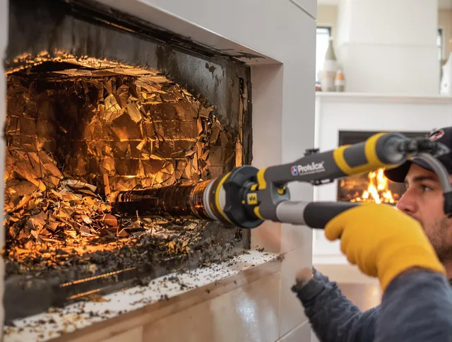 Professional chimney cleaning by Sagamore Hills Chimney Sweep in Sagamore Hills, OH
