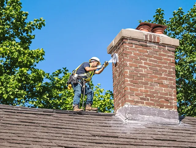 Sagamore Hills Chimney Sweep performing an inspection with advanced tools in Sagamore Hills, OH