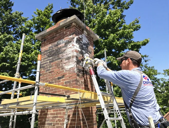 Structural chimney repair by Sagamore Hills Chimney Sweep in Sagamore Hills, OH