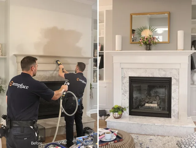 Professional soot removal by Sagamore Hills Chimney Sweep team in Sagamore Hills, OH